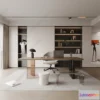 1374334 - Study and Work Space - 3D Models - 3D Interior Scene - 187 3D Max