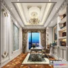 1374739 - Study 3D Interior Scene Model - European Style - 001 3D Max