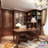 1375005 - Study 3D Interior Scene Model - European Style - 005 3D Max