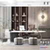 1375373 - Study Space - Modern Style Interior 3D Scenes - 007 3D Max