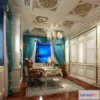 1375585 - Study 3D Interior Scene Model - European Style - 014 3D Max