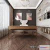 1376088 - Study Space - Modern Style Interior 3D Scenes - 018 3D Max