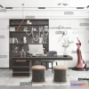 1376495 - Study Space - Modern Style Interior 3D Scenes - 024 3D Max