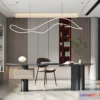 1377887 - Study and Work Space - Villas 3D Interior Scene - 3D Models - 005 3D Max