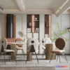 1378243 - Tearoom and Study 3D Interior Scene Model - Wabi Sabi Style - 030 3D Max