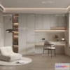 1583571 - Modern Style Interior 3D Blocks - Study 3D Model - 273 3D Max
