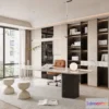 1583581 - Minimalist Style Interior 3D Blocks - Study Room 3D Model - 257 3D Max