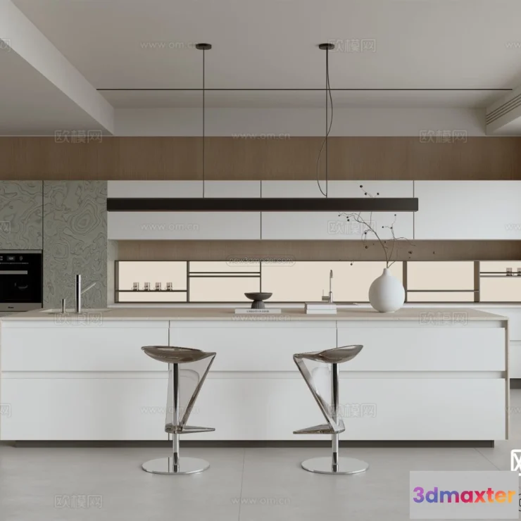 1583605 - Minimalist Style Interior 3D Blocks - Study Room 3D Model - 269 3D Max