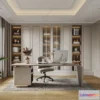 1583729 - Europe Style Interior 3D Blocks - Study Room 3D Model - 358 3D Max