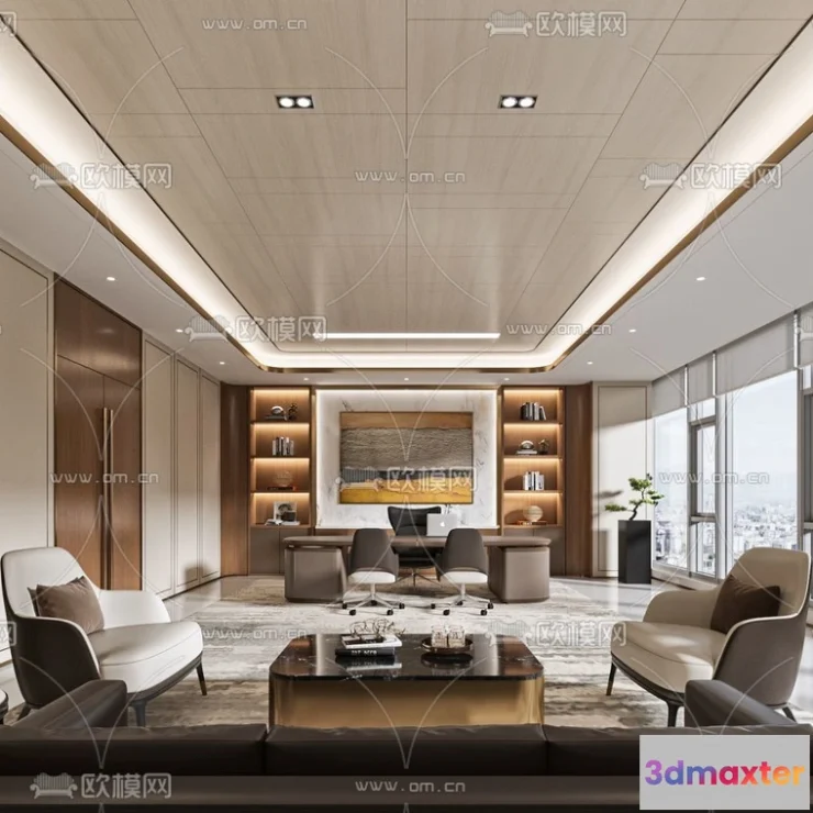 1112222 - Director Office 3D Scenes - 1386