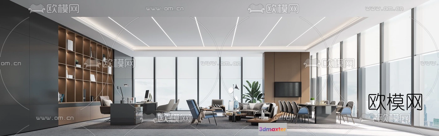 1112226 - Director Office 3D Scenes - 1388