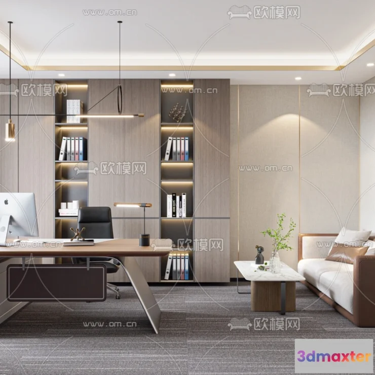 1112228 - Director Office 3D Scenes - 1389