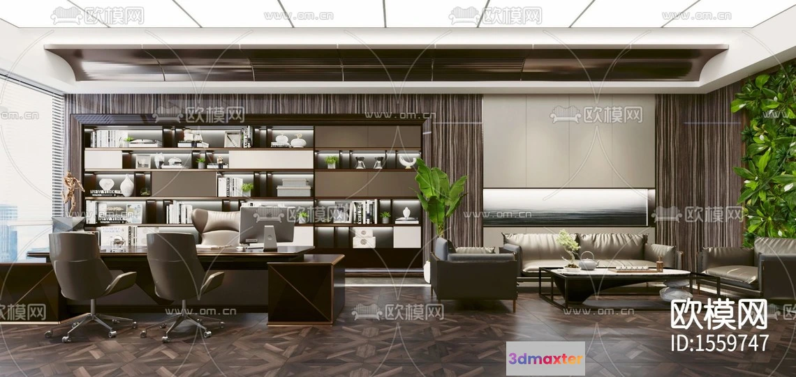 1112230 - Director Office 3D Scenes - 1390