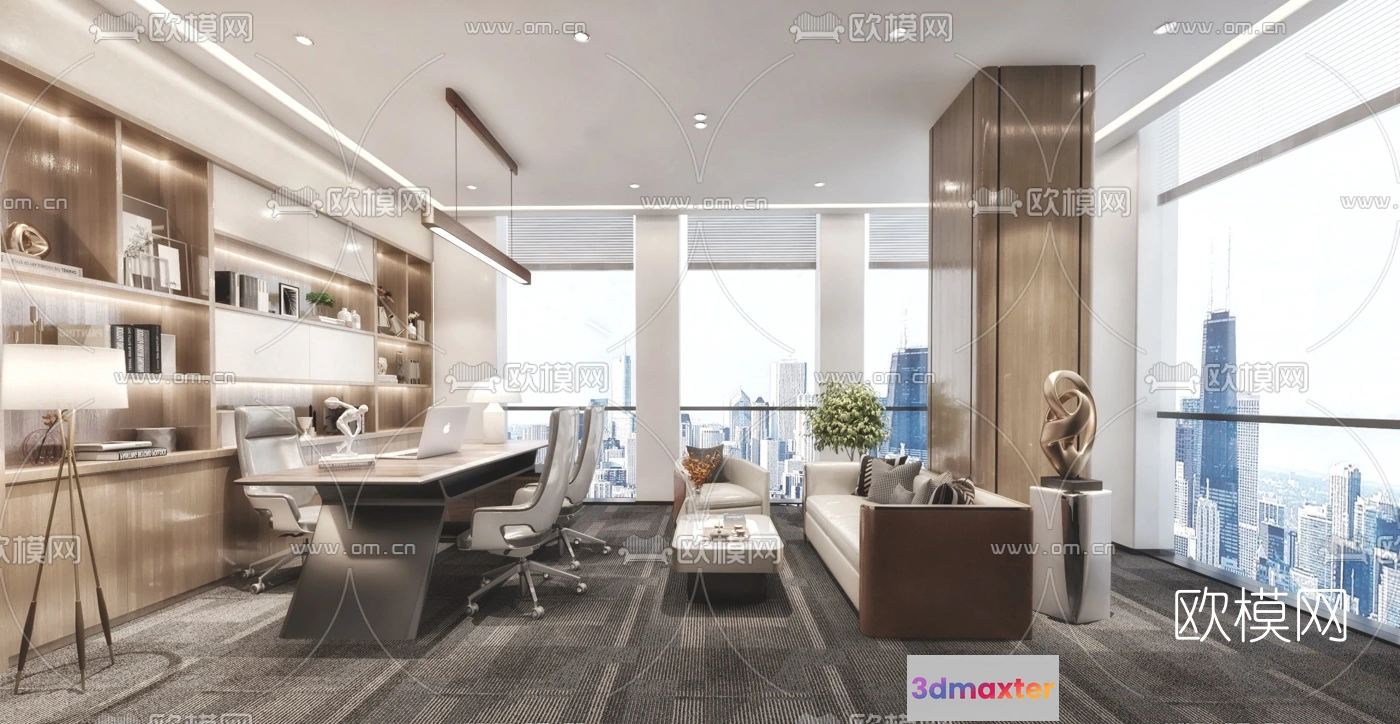 1112238 - Director Office 3D Scenes - 1394