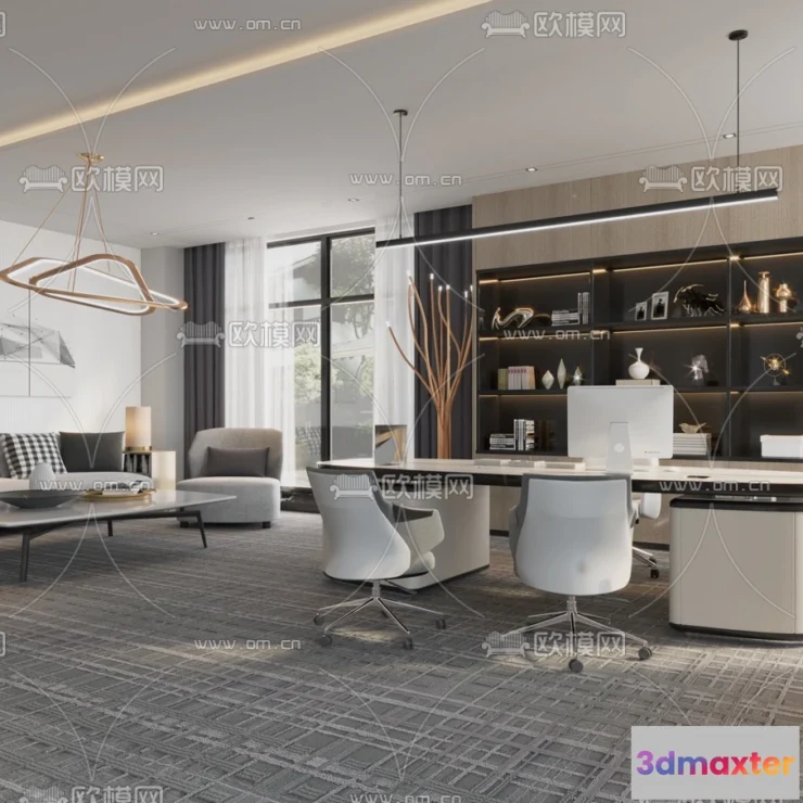 1112252 - Director Office 3D Scenes - 1401