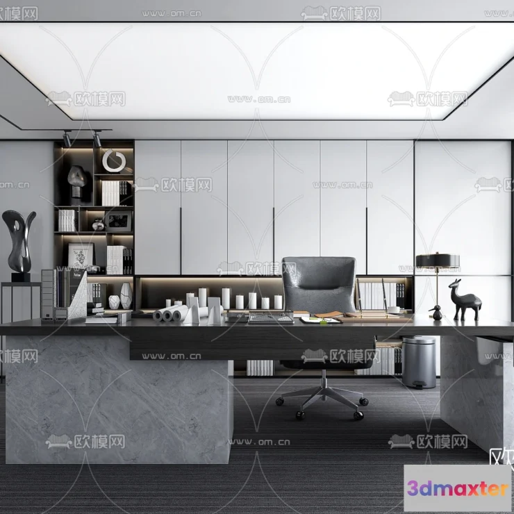 1112254 - Director Office 3D Scenes - 1402