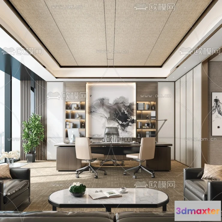 1112262 - Director Office 3D Scenes - 1406