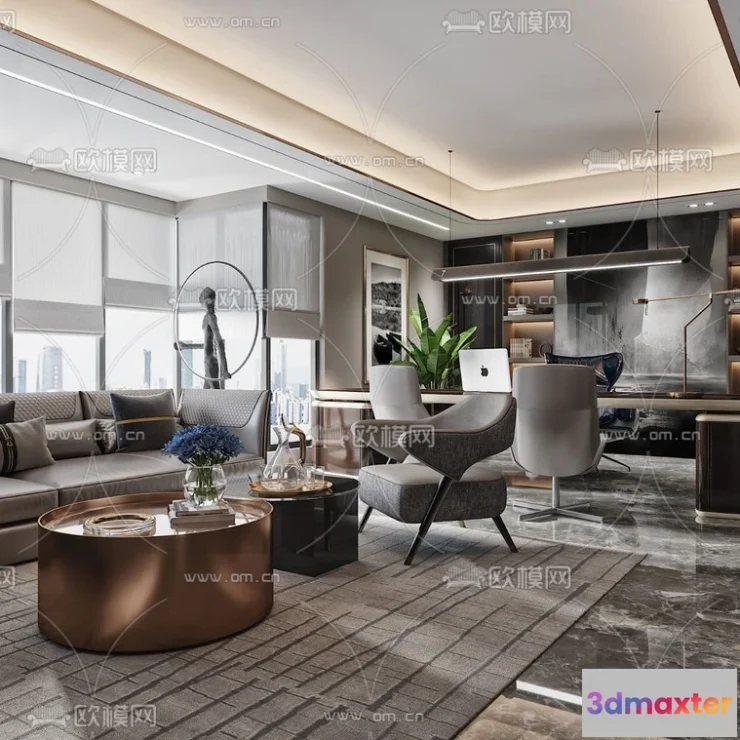 1112264 - Director Office 3D Scenes - 1407