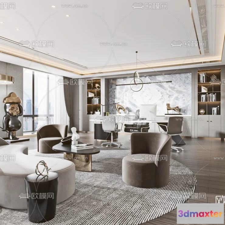 1112276 - Director Office 3D Scenes - 1413