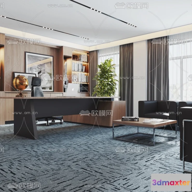 1112294 - Director Office 3D Scenes - 1422