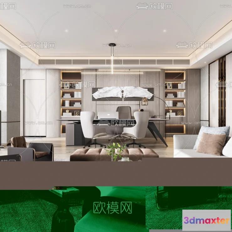 1112298 - Director Office 3D Scenes - 1424