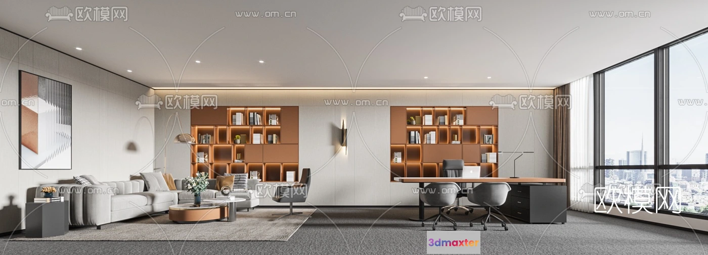 1112312 - Director Office 3D Scenes - 1431