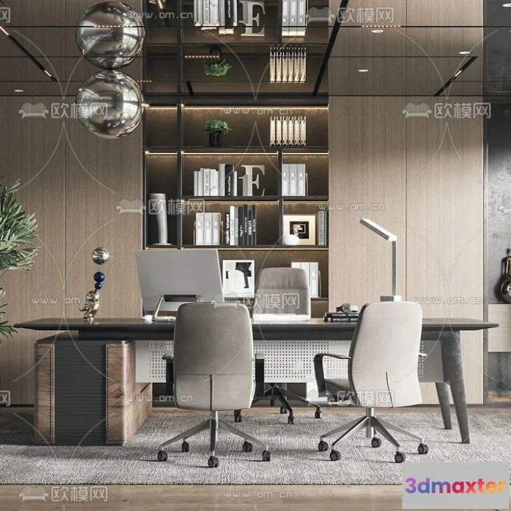 1112322 - Director Office 3D Scenes - 1436