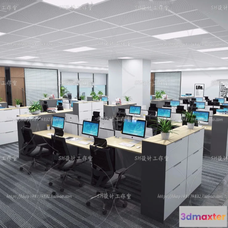 1119078 - OFFICE 3D SCENES - VRAY RENDER - 21