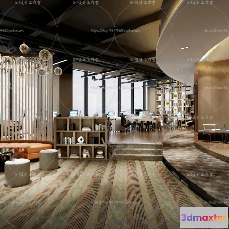 1119164 - OFFICE 3D SCENES - VRAY RENDER - 64