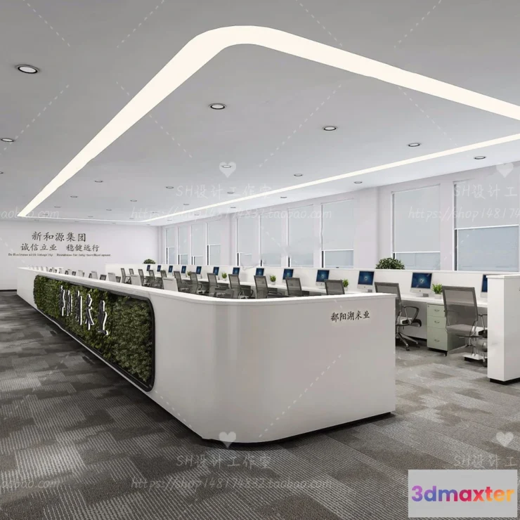 1119664 - STUDIO OFFICE 3D SCENES - VRAY RENDER - 20