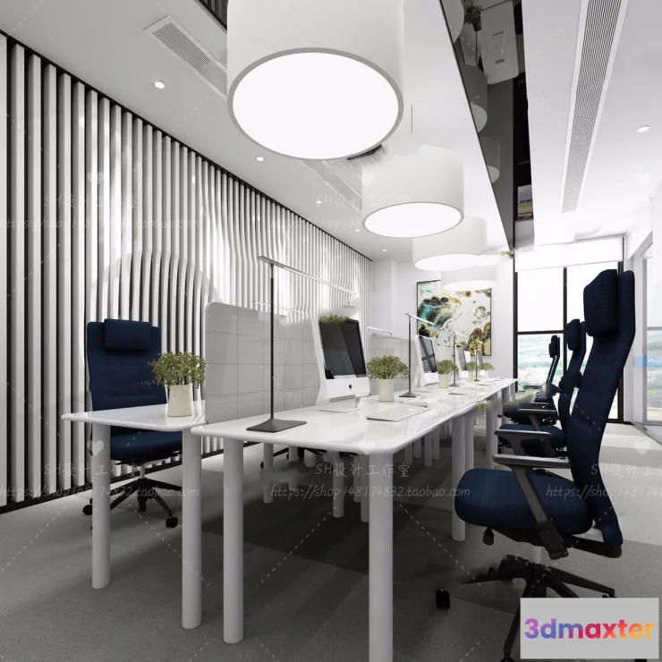1119674 - STUDIO OFFICE 3D SCENES - VRAY RENDER - 25