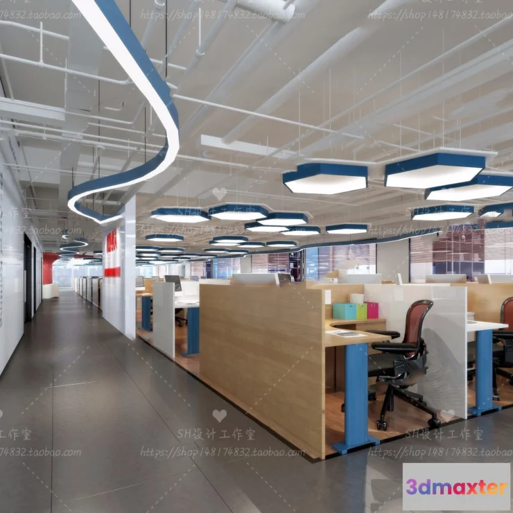 1119676 - STUDIO OFFICE 3D SCENES - VRAY RENDER - 26