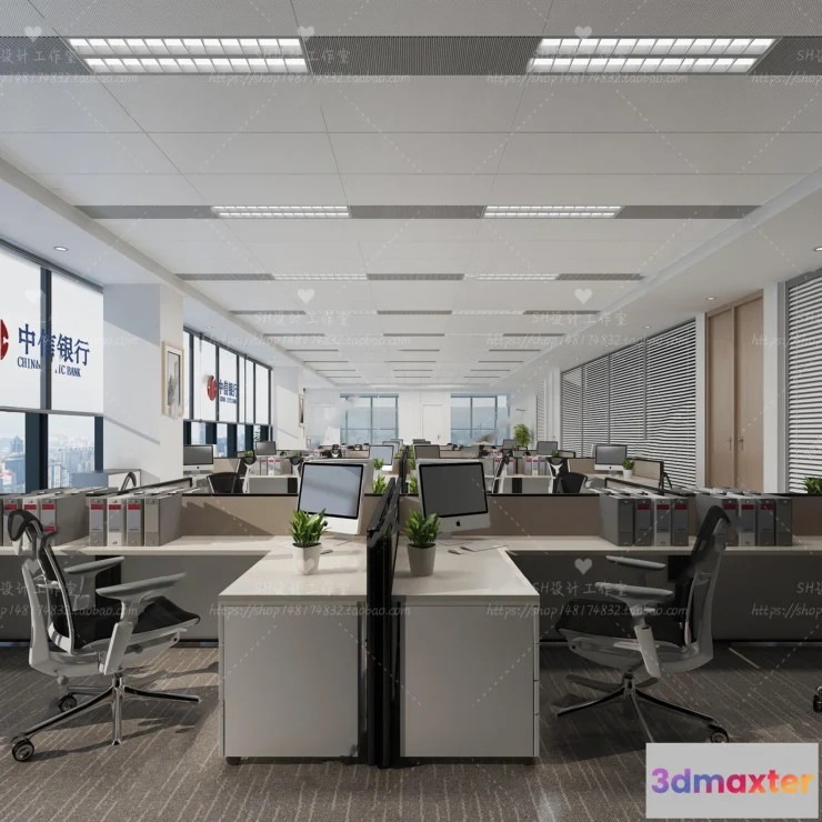 1119710 - STUDIO OFFICE 3D SCENES - VRAY RENDER - 43