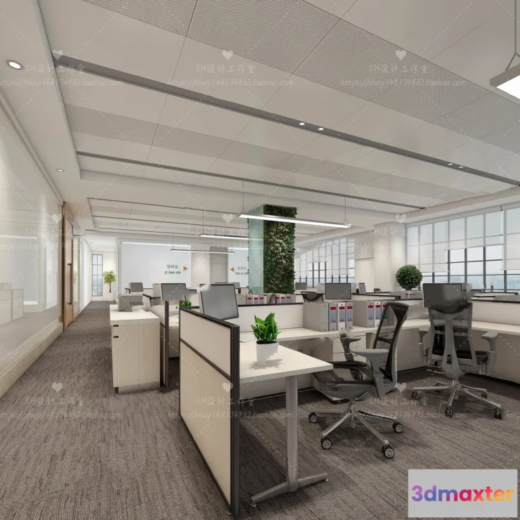 1119718 - STUDIO OFFICE 3D SCENES - VRAY RENDER - 47