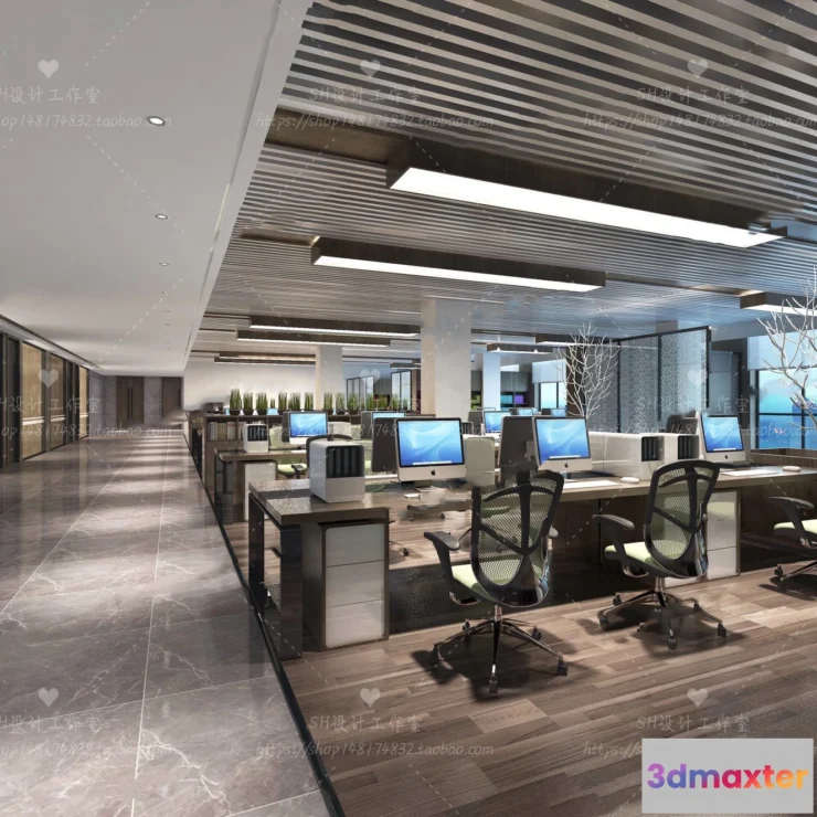 1119734 - STUDIO OFFICE 3D SCENES - VRAY RENDER - 55