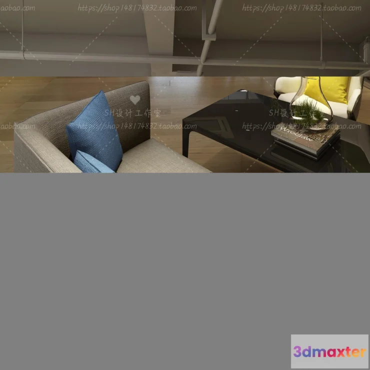 1119736 - STUDIO OFFICE 3D SCENES - VRAY RENDER - 56