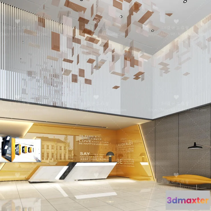 1119738 - STUDIO OFFICE 3D SCENES - VRAY RENDER - 57