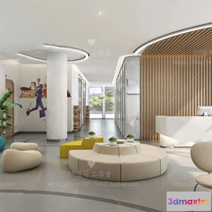 1119766 - STUDIO OFFICE 3D SCENES - VRAY RENDER - 71