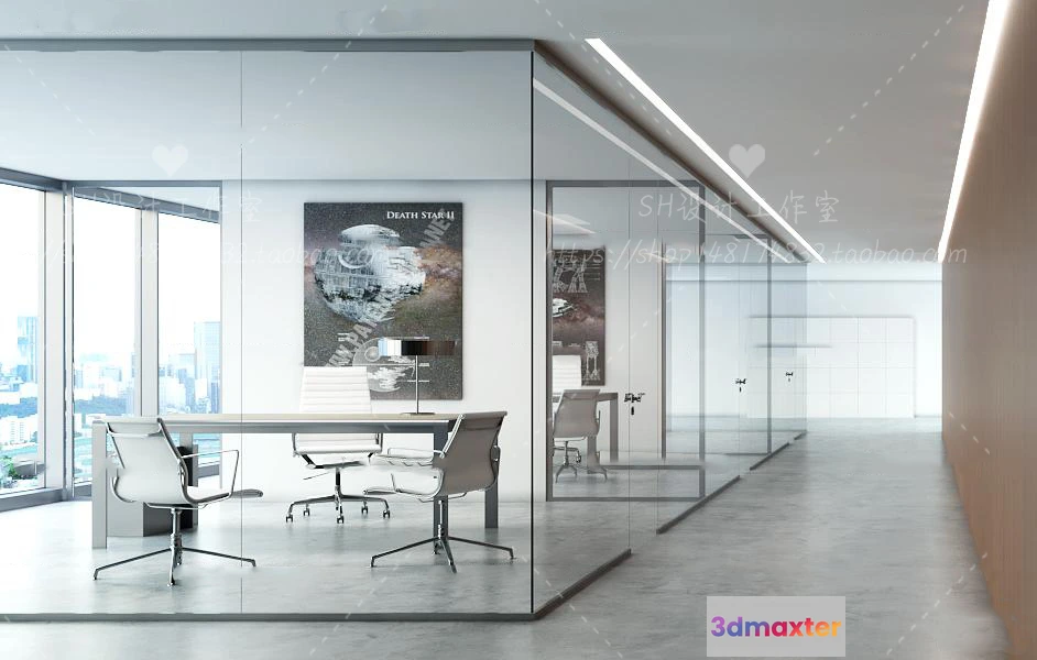 1119768 - STUDIO OFFICE 3D SCENES - VRAY RENDER - 72