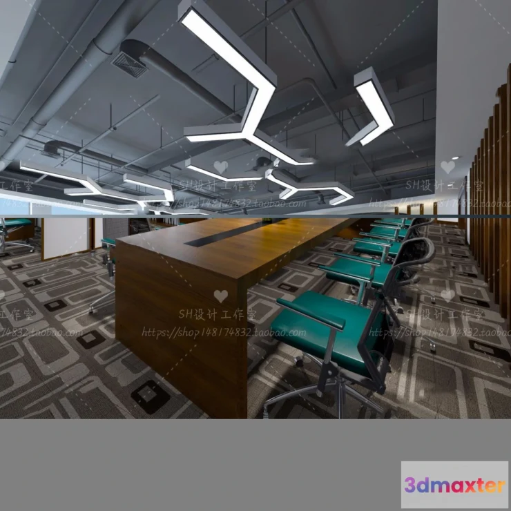 1119774 - STUDIO OFFICE 3D SCENES - VRAY RENDER - 75