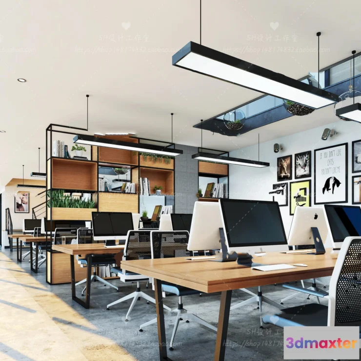 1119794 - STUDIO OFFICE 3D SCENES - VRAY RENDER - 85