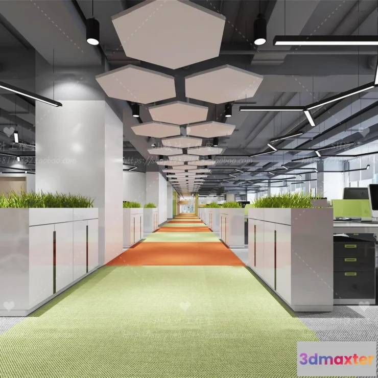 1119798 - STUDIO OFFICE 3D SCENES - VRAY RENDER - 87