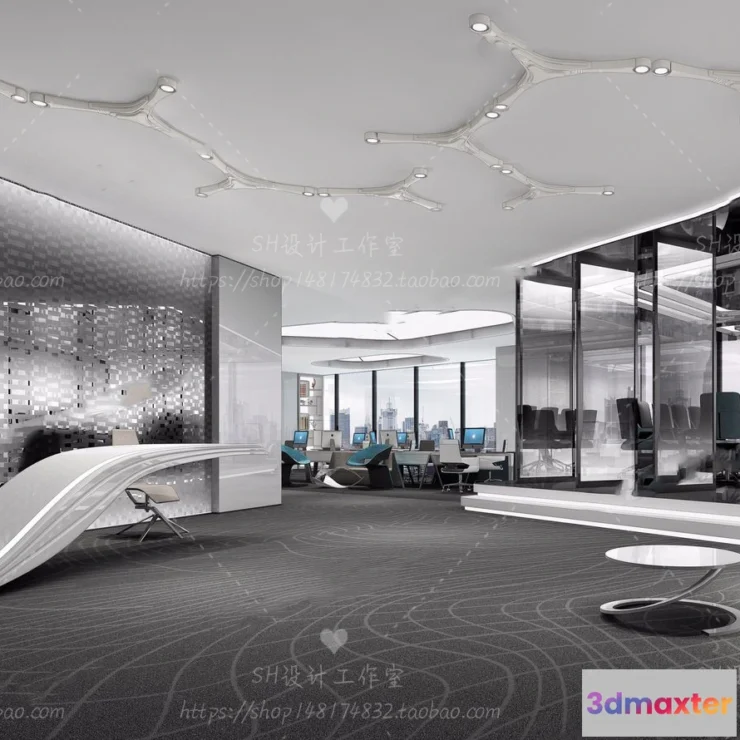 1119808 - STUDIO OFFICE 3D SCENES - VRAY RENDER - 92