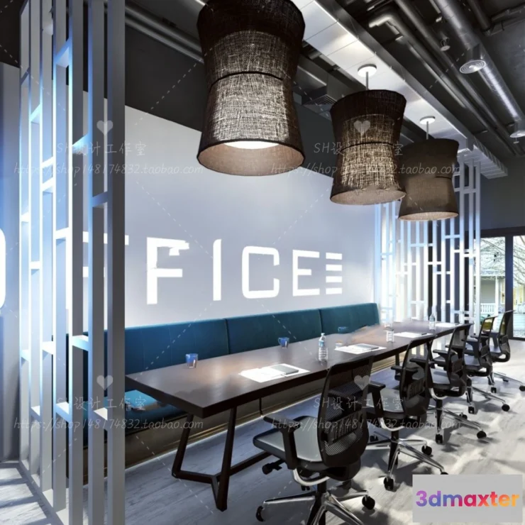 1119820 - STUDIO OFFICE 3D SCENES - VRAY RENDER - 98