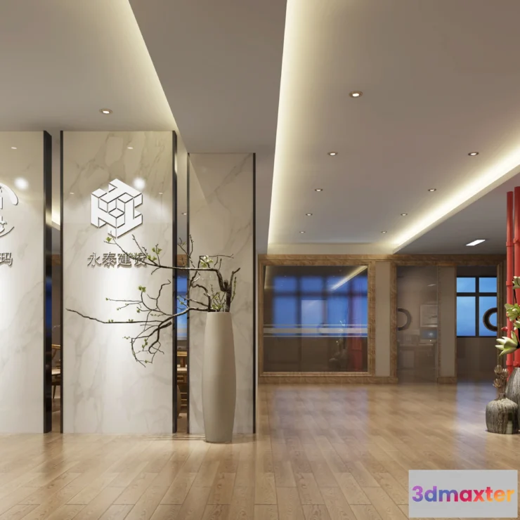 1123392 - 3D OFFICE INTERIOR (VRAY) - WORKSPACE 3D SCENES - 068