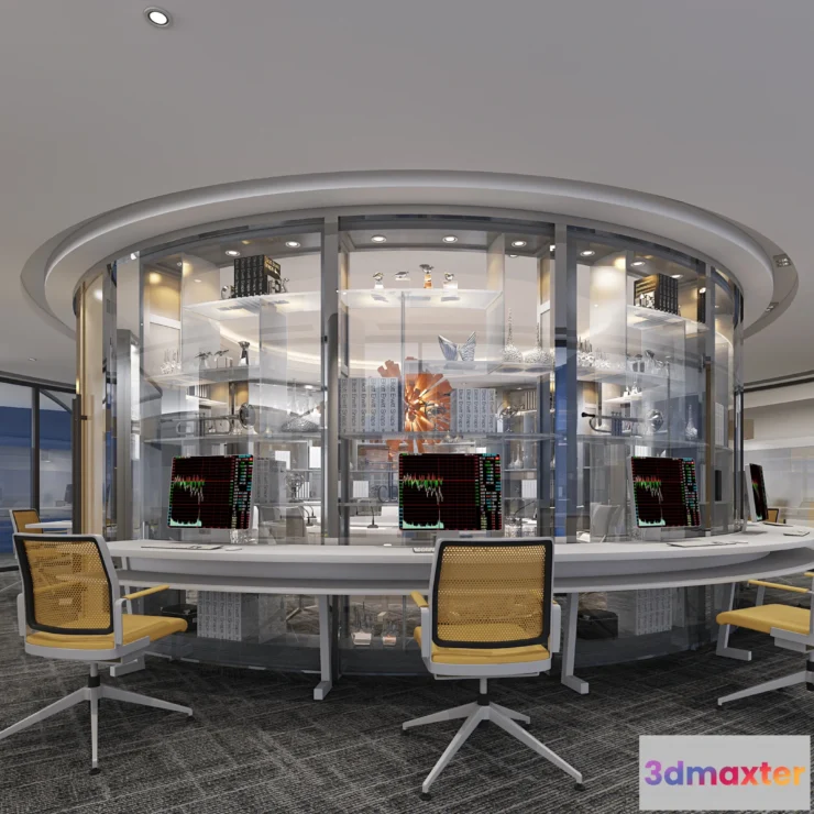 1123420 - 3D OFFICE INTERIOR (VRAY) - WORKSPACE 3D SCENES - 082