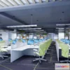 1123446 - 3D OFFICE INTERIOR (VRAY) - WORKSPACE 3D SCENES - 095