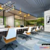 1123480 - 3D OFFICE INTERIOR (VRAY) - WORKSPACE 3D SCENES - 112