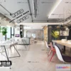 1123502 - 3D OFFICE INTERIOR (VRAY) - WORKSPACE 3D SCENES - 123