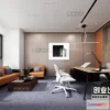 1123718 - 3D OFFICE INTERIOR (VRAY) - MANAGER ROOM 3D SCENES - 013